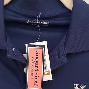 NWT vineyard vines Boys long sleeve polo size medium